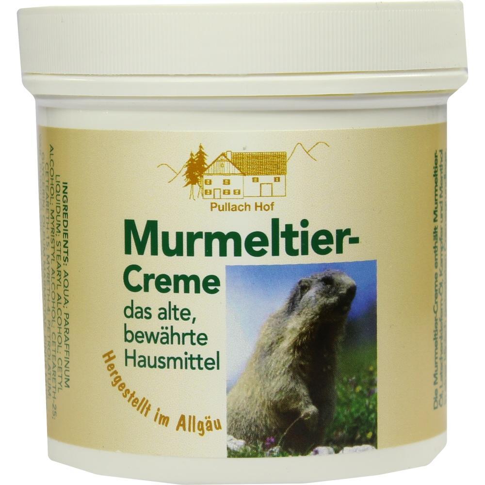 Eine Dose mit Murmeltier-Creme von Pullach Hof vor einem nat&uuml;rlichen Hintergrund.