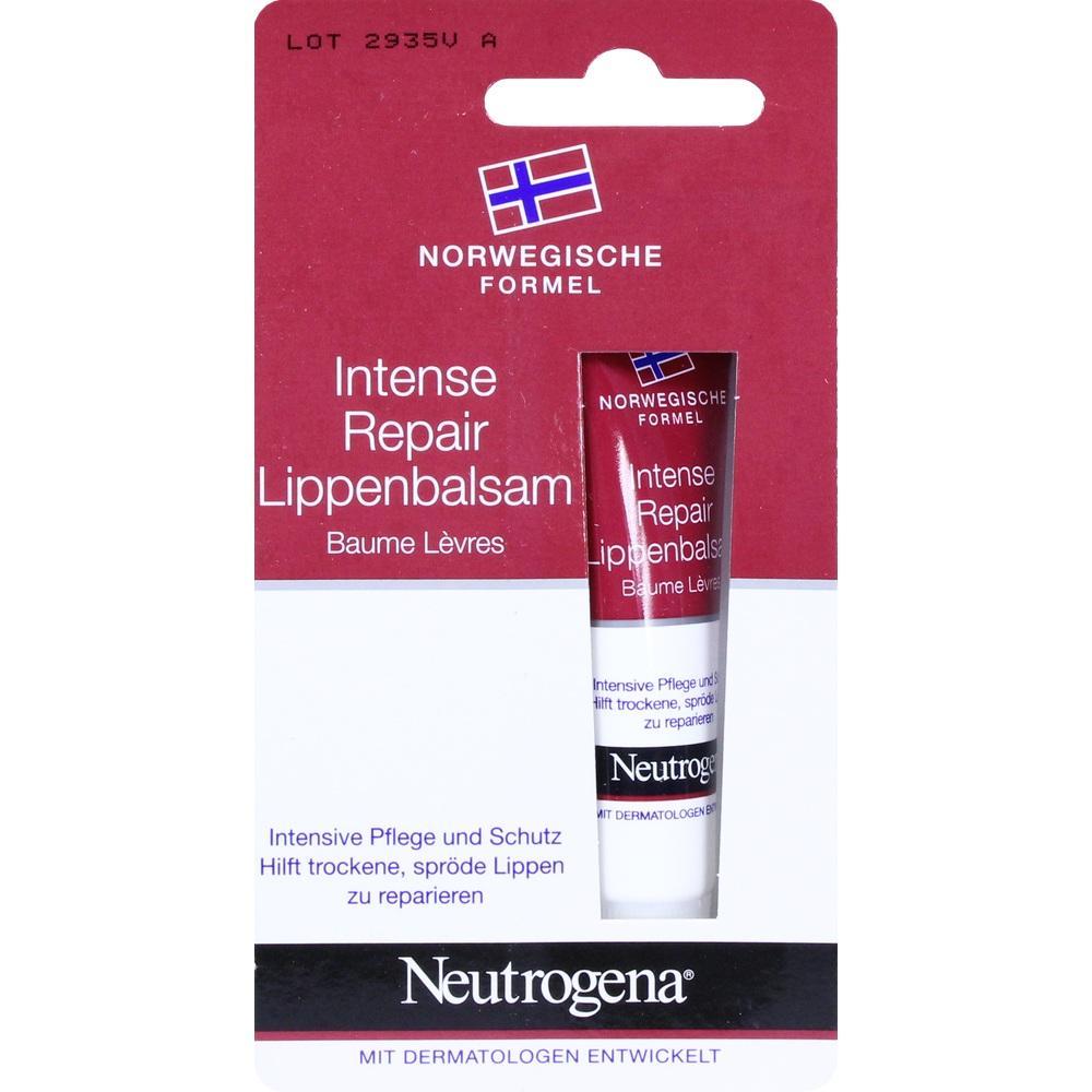 Roter Lippenbalsam von Neutrogena mit norwegischer Formel f&uuml;r intensive Pflege.