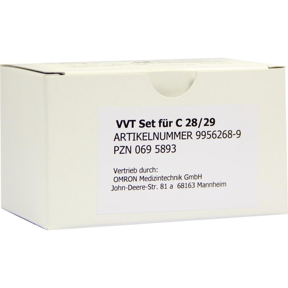Wei&szlig;e Verpackung mit der Aufschrift "VVT Set f&uuml;r C 28/29" und einer Artikelnummer.