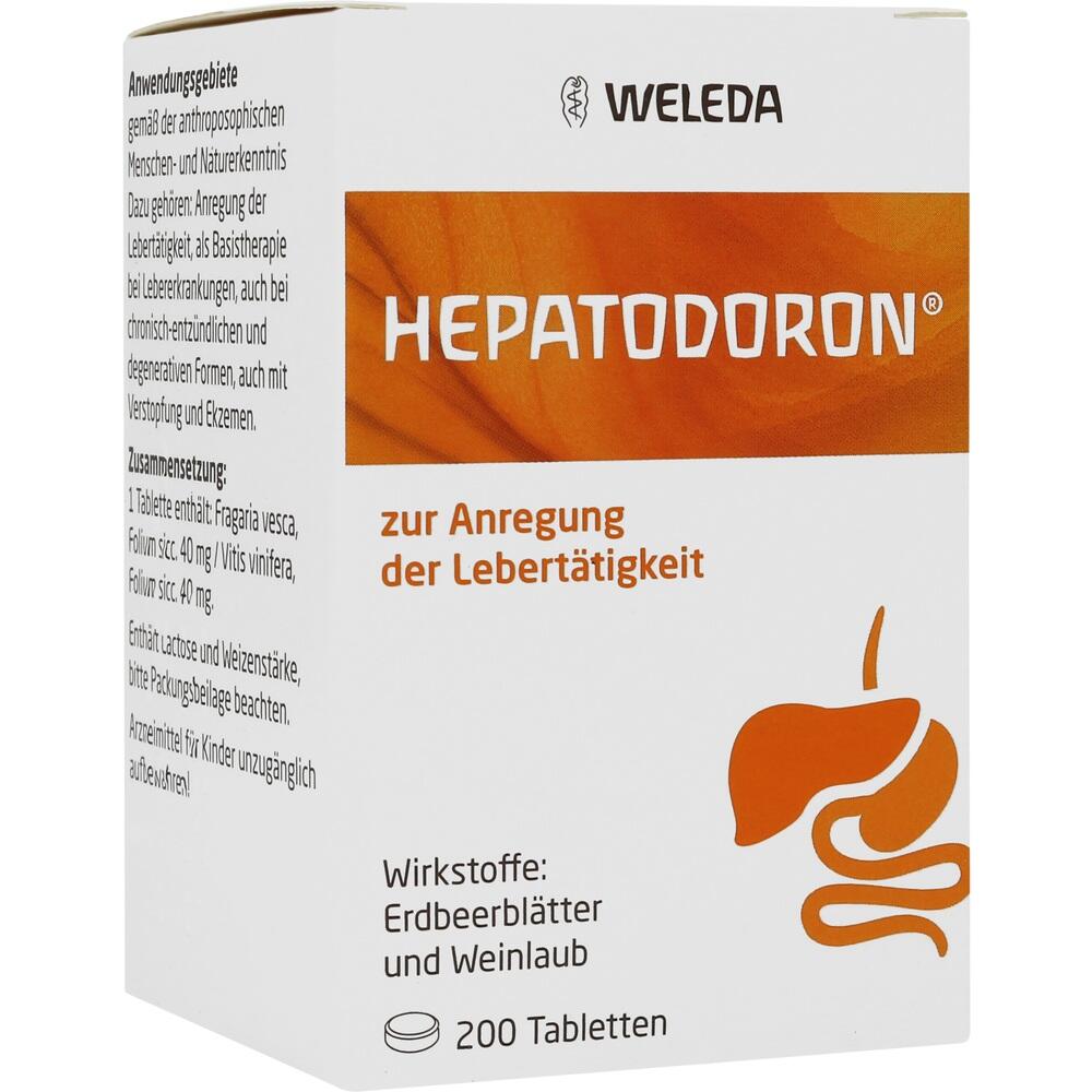 Eine Schachtel mit Tabletten zur Unterst&uuml;tzung der Leberfunktion.