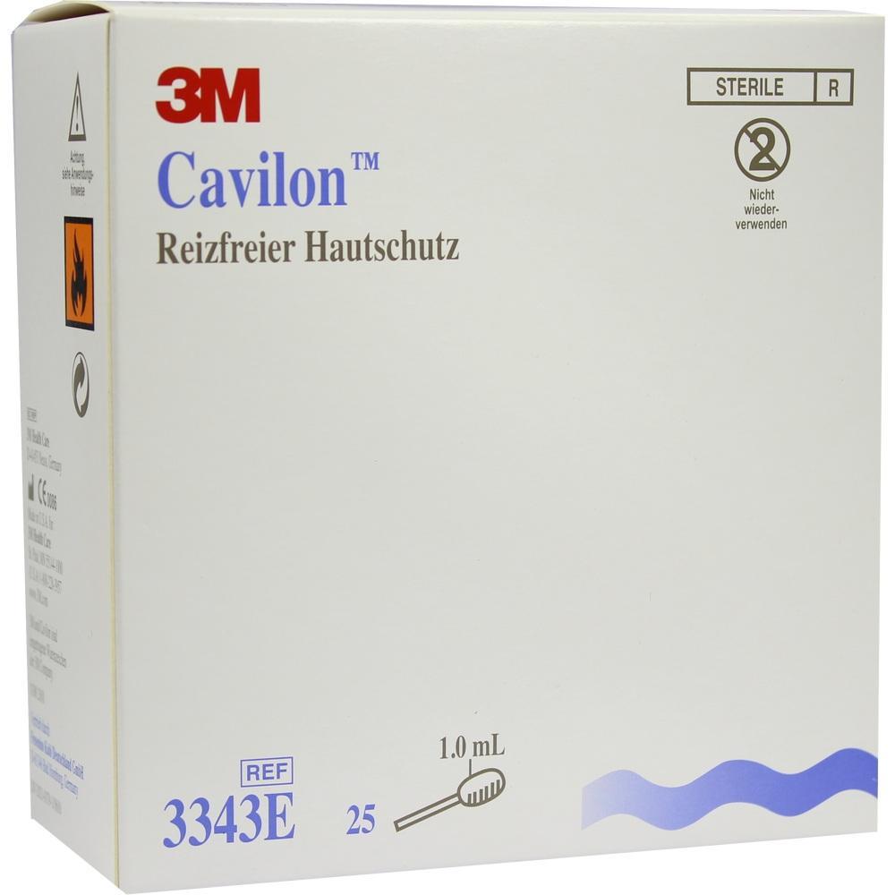 Beige Verpackung mit der Aufschrift "Cavilon Reizfreier Hautschutz" von 3M.