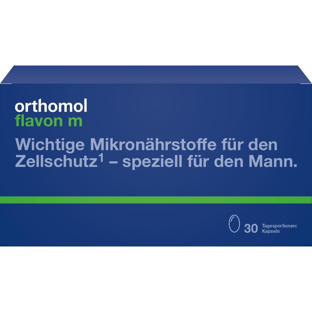 Blaue Verpackung mit der Aufschrift "Wichtige Mikron&auml;hrstoffe f&uuml;r den Mann".