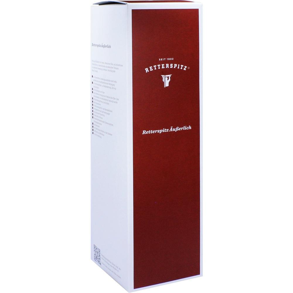 Eine Verpackung von Retterspitz &auml;u&szlig;erlich mit rotem und wei&szlig;em Design.