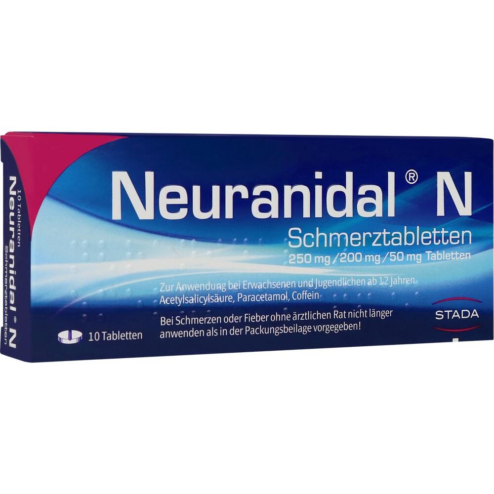 Eine Packung Schmerztabletten mit dem Namen Neuranidal N.