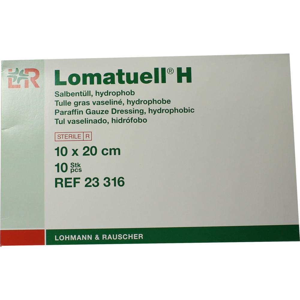 Eine Packung von Lomatuell H mit hydrophobem Salbent&uuml;ll.