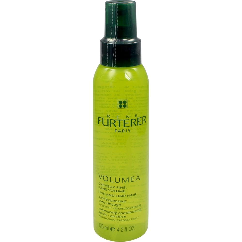 Gr&uuml;ne Sprayflasche f&uuml;r Volumen in feinem Haar, Marke Ren&eacute; Furterer.