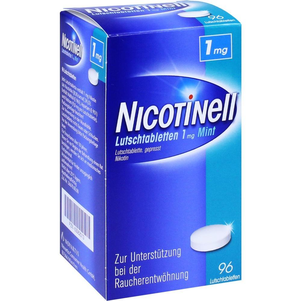 Eine Packung Nicotinell Lutschtabletten zur Rauchentw&ouml;hnung.