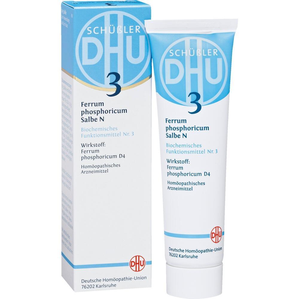 Eine blaue und wei&szlig;e Salbenverpackung steht neben einer Tube mit gleichem Design.