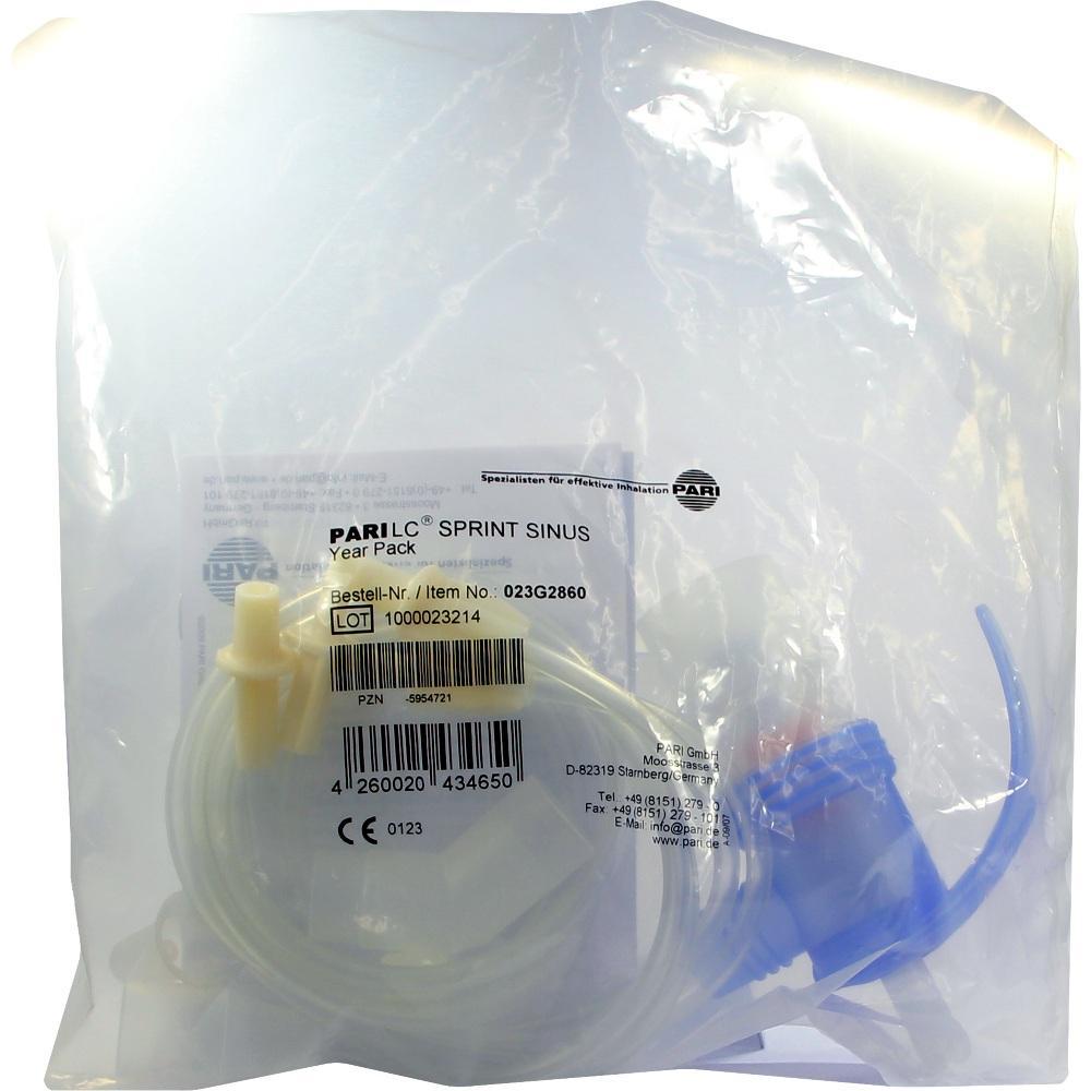 Eine Verpackung mit medizinischem Inhalationszubeh&ouml;r ist zu sehen.