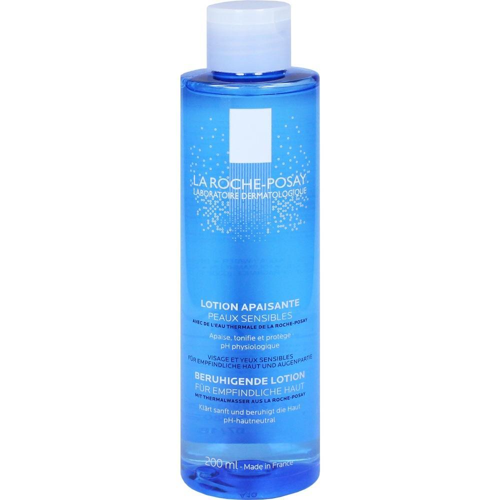 Blaue Lotionflasche f&uuml;r empfindliche Haut von La Roche-Posay.