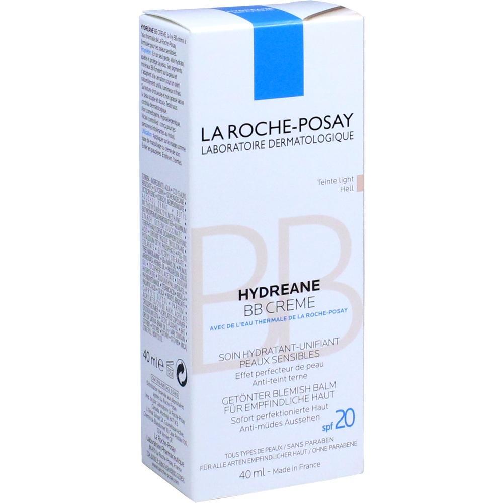 Wei&szlig;e Verpackung einer La Roche-Posay Hydreane BB Creme f&uuml;r empfindliche Haut.