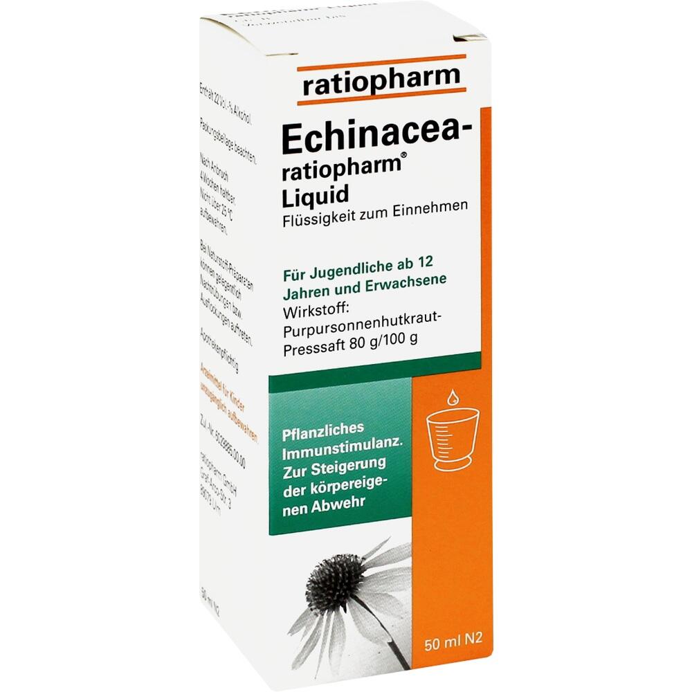 Eine Verpackung von Echinacea-Fl&uuml;ssigkeit zur F&ouml;rderung der Immunabwehr.