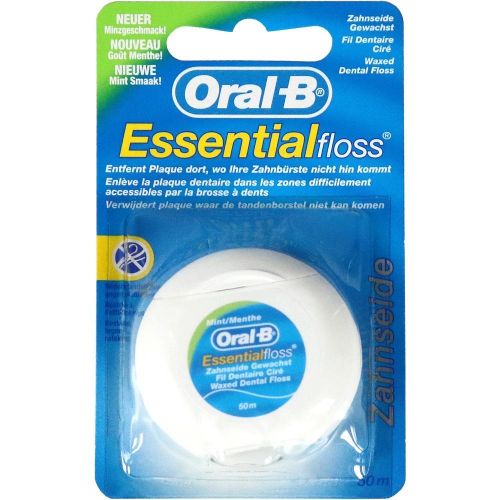 Eine Packung Oral-B Zahnseide mit Mintgeschmack.