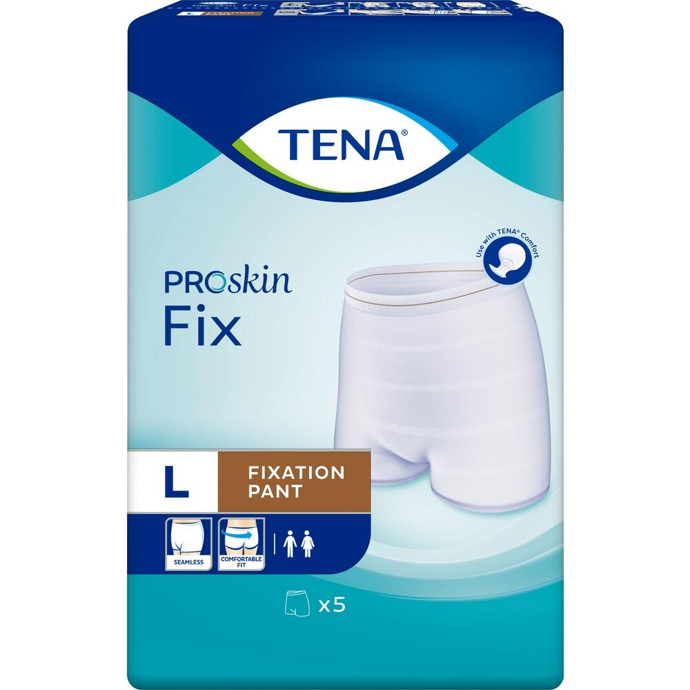 Verpackung von TENA Proskin Fix Unterhosen in Gr&ouml;&szlig;e L, 5 St&uuml;ck.
