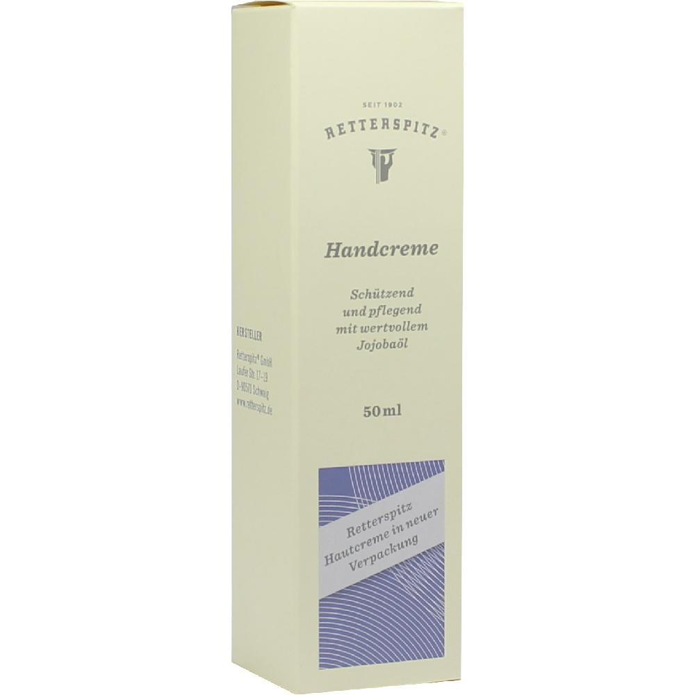 Eine Schachtel Retterspitz Handcreme mit Jojoba&ouml;l, 50 ml.
