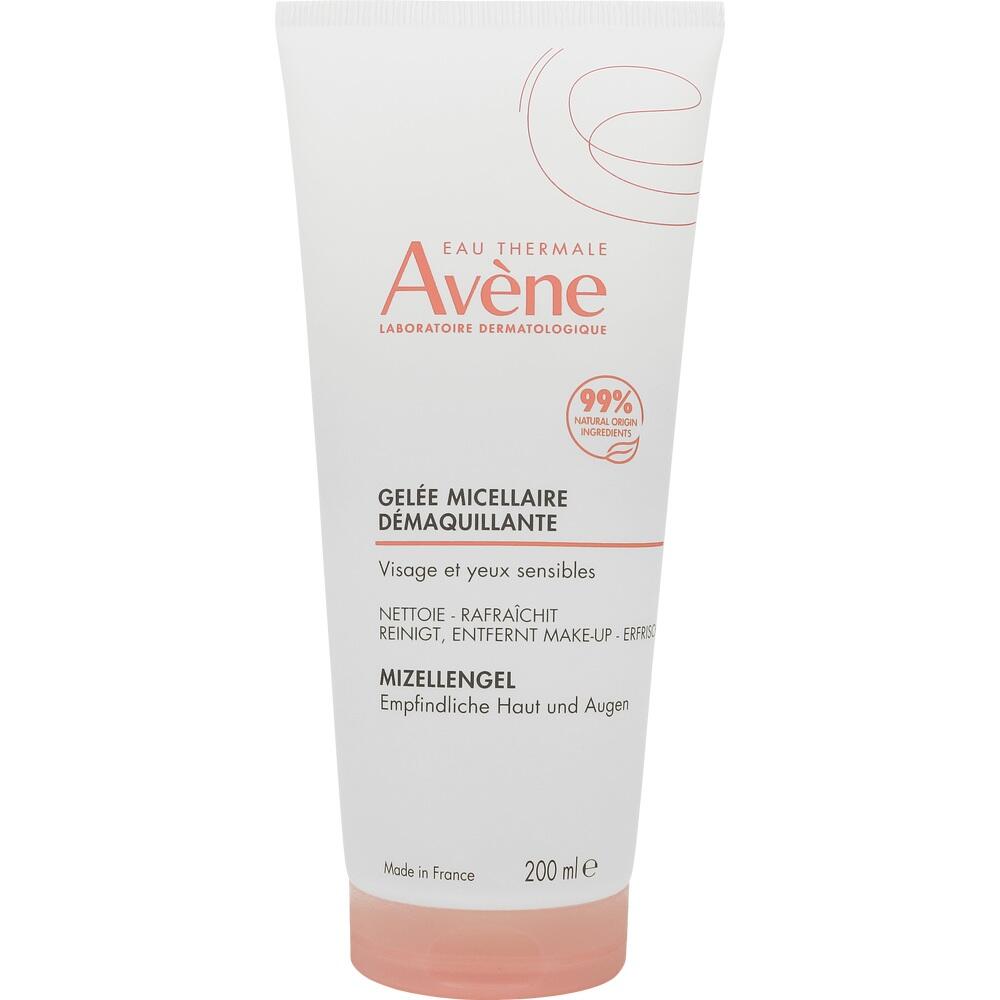 Wei&szlig;e Tube mit Mizellengel f&uuml;r empfindliche Haut und Augen von Av&egrave;ne, 200 ml.