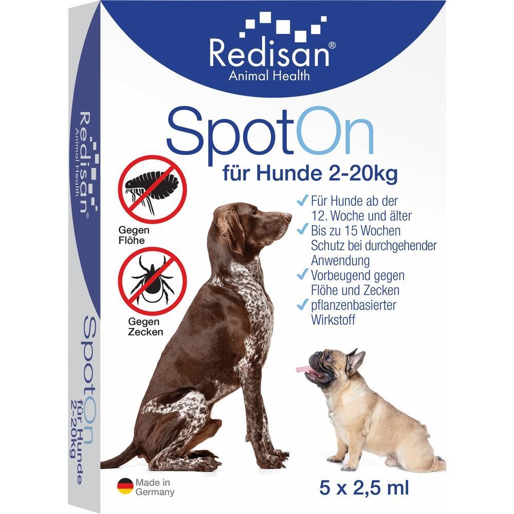 Verpackung von Floh- und Zeckenschutzmittel f&uuml;r Hunde.