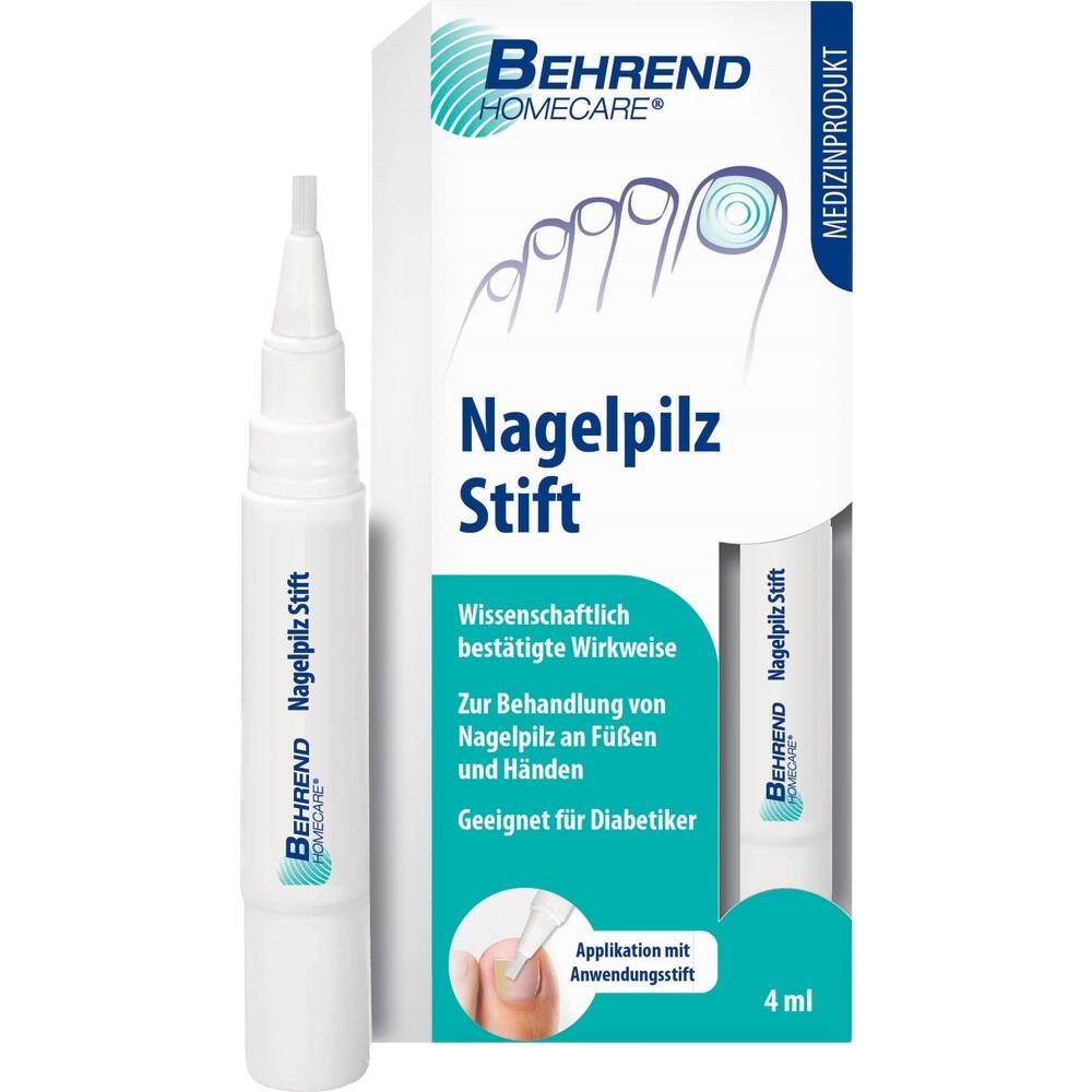 Ein Stift zur Behandlung von Nagelpilz an F&uuml;&szlig;en und H&auml;nden.