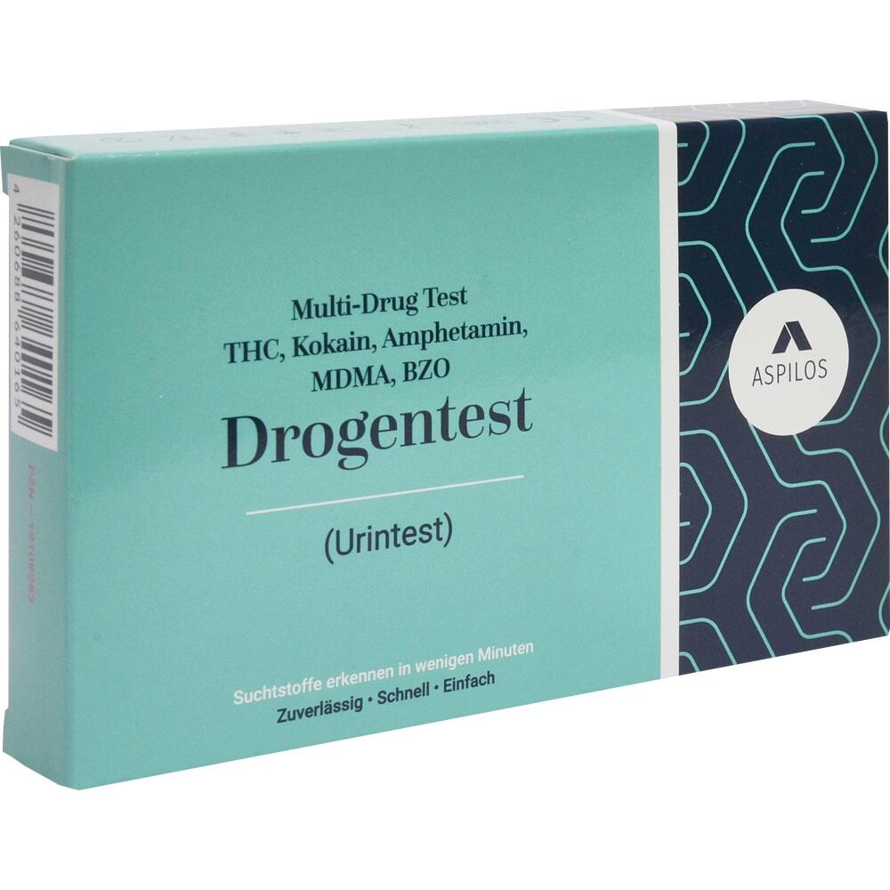 Eine Schachtel mit einem Drogentest zur Erkennung verschiedener Substanzen.